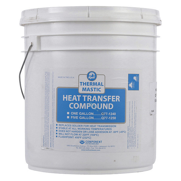 Component Hardware Pail Thermal Mastic Heat Transfer Compou Q77-1250