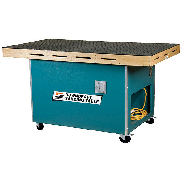 Dynabrade Downdraft Table, 33 x 60 In, 1 HP, 230V 64206