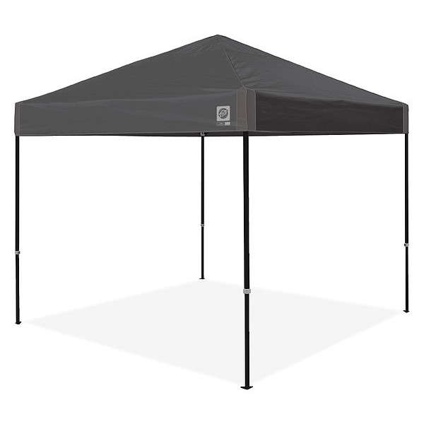 E-Z Up Ambassador Shelter, 10x10 Ft., Steel Black AMB3SBKF10SG