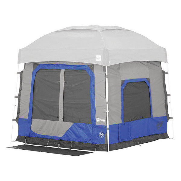 E-Z Up Camping Cube, 10x10 Ft., Angle Leg, Royal B CC10ALRB