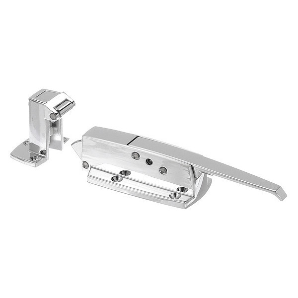 Component Hardware Polished CP Walk-In Door Safety Latch wi W19-1500