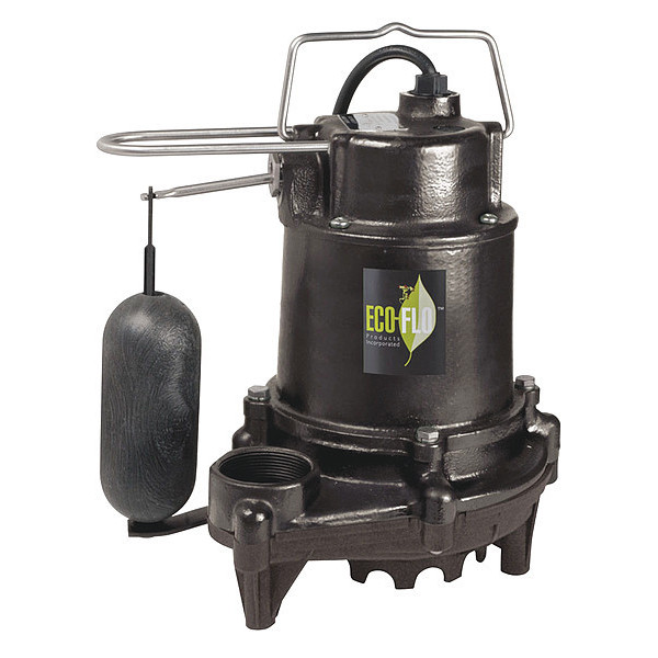 Eco-Flo Cast Iron Sump Pump 1/3 HP EFSA33