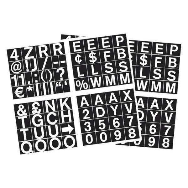 Mastervision Magnetic Letters, Numbers/Symbols, 3/4" CAR0802