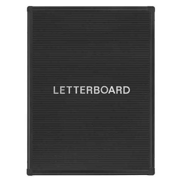 Mastervision Letter Board 22x28", Black LET0303055