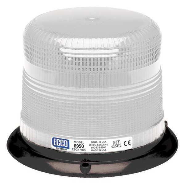 Pulse Ii Led Beacon, Epoxy Filled, Low Pro, Clear EB7930C