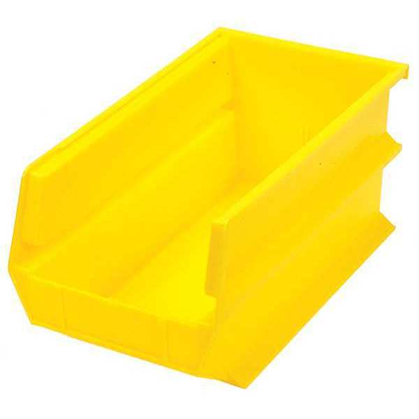 Triton Products 65 lb Storage Bin, Polypropylene, 8.25  in W, 7 in H, Yellow 3-240Y