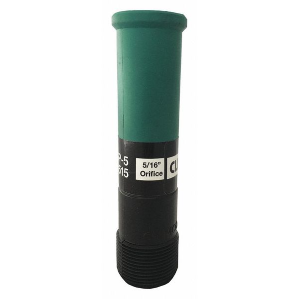 Clemco Nozzle, No.5, Rubber Jacket, 1-1/4" Thread 23515