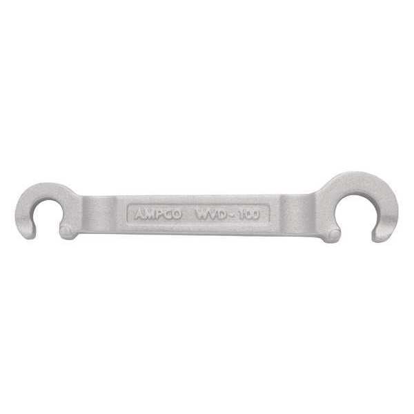 Ampco Safety Tools Dual Valve Wheel Wrench, 15/16x5/8", 8"OAL WVD-100