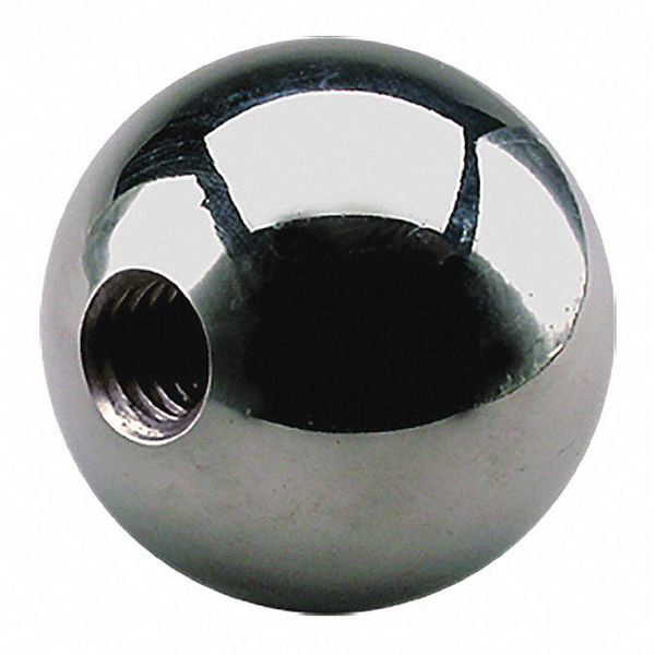 S & W Manufacturing Ball Knob, 303SS, 3/8-16"Thrd, 1-7/8" dia. SSBK-049