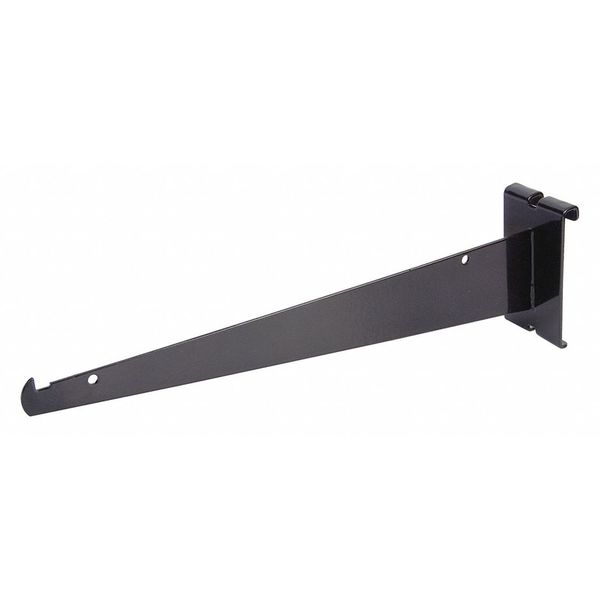 Econoco Grid Shelf Bracket 12", Black, 48PK BLK/12KB