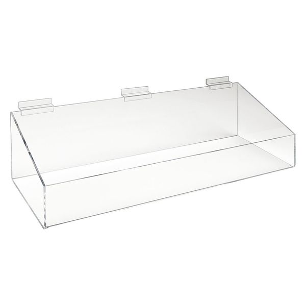 Econoco Acrylic Support Tray, 24" x 8", PK2 HP/EST2408