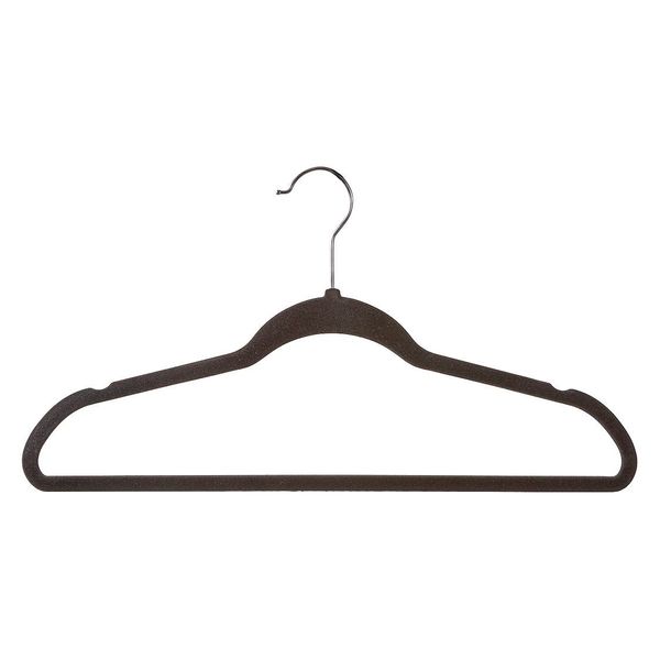 Econoco Suit Hanger, w/Notches, Cross Bar, PK50 HSL17PB50