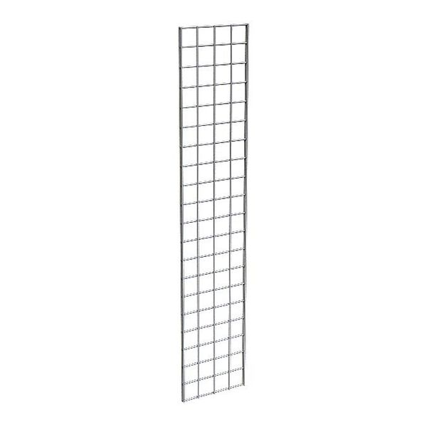 Econoco Wire Grid Panel 1 ft. x 5 ft., Chrome, 3PK P3GW15