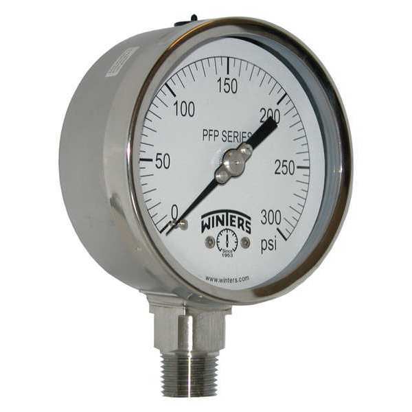 Winters Filled Ss/Ss Gauge 4" 300 psi 1/2 Lm PFP662R1