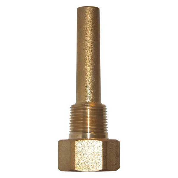 Winters Brass Thermowell 3.5", 3/4" Npt For Tim TIW01