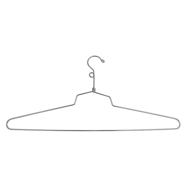 Econoco Shirt Hanger, Metal, 19", Loop Hook, PK100 SLD/19-LH