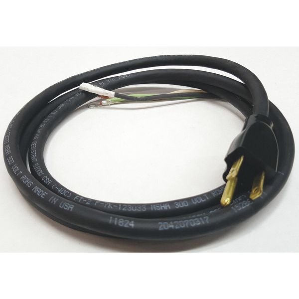 Quincy Lab Cord and Plug, 6 ft., 230 Volt 101-1403-1