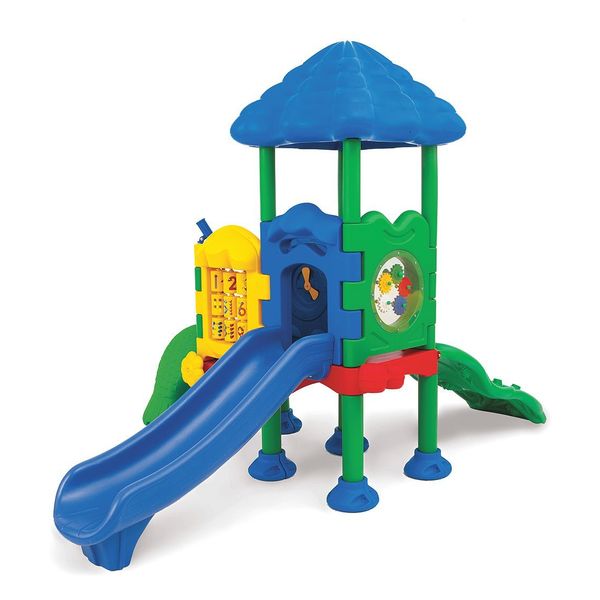 Ultraplay Discovery Center Commercial Playground, 2 Deck w/Roof DC-2MDR/02-08-0204