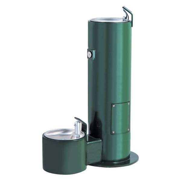 Bark Park Dog and Me Water Fountain, 26"x13"x36" PBARK-498-GREEN