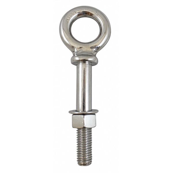 Indusco Eye Bolt With Shoulder, Stainless Steel 36500466