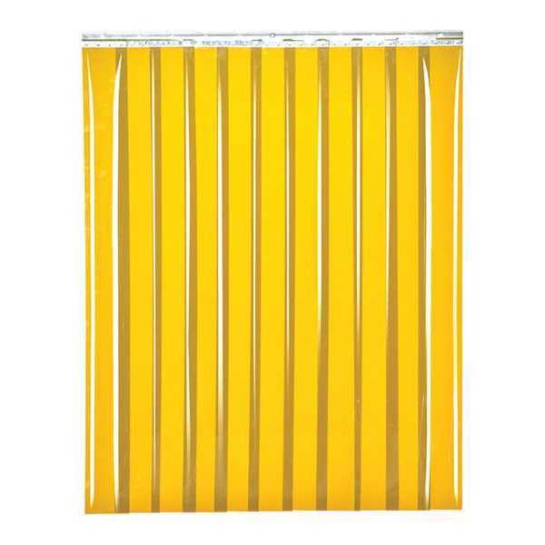 Tmi Welding Strip Curtain, Amber, 8" W x 8" H SD14-0808-08