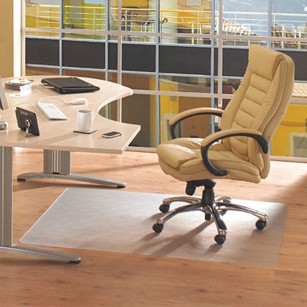 Floortex Advantagemat PVC Chair Mat HF 30"x48", Rectangular Shape, Clear, for Hard Floor FC127519EV