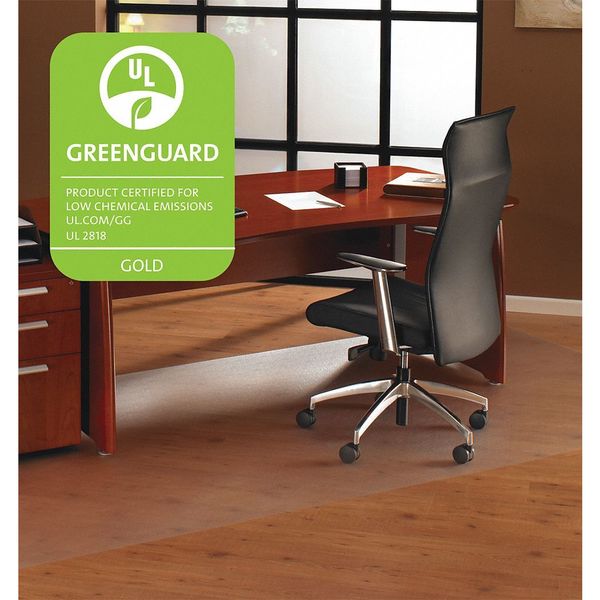 Floortex Chair Mat 71"x79", Clear FR1218020019ER