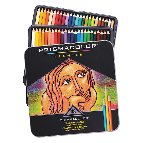 Prismacolor Premier Colored Woodcase Pencils, 4, PK48 3598THT