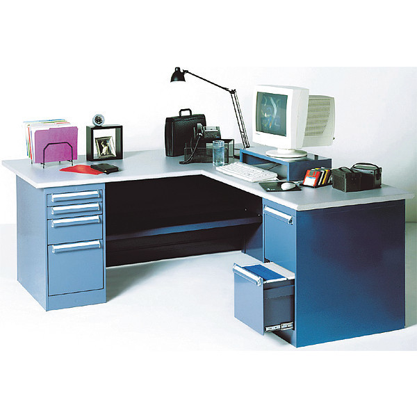 Equipto L-Shaped Workcenter-Right Hand return, LG 360R-LG