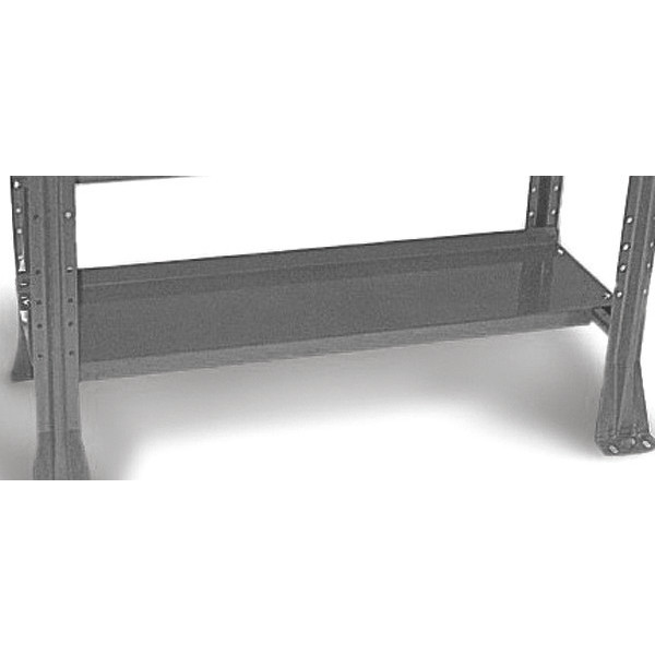 Equipto Open Leg Bench bottom Shelf, 4 FT, BK 6120-BK