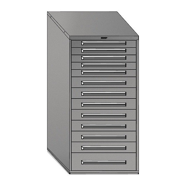 Equipto Mod Drawer Cabinet W/ Divider, 30", Yl 4423-01-YL