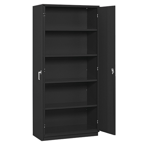 Equipto Storage Cabinet 36"Wx18"Dx78"H, BK 1710-BK