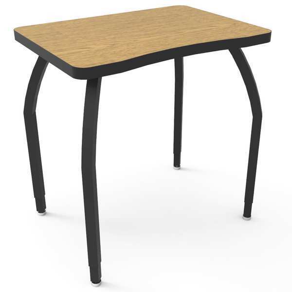 Elo Desks Classroom Desk, 24" D, 36" W, 26" to 31" H, Oak, Laminate ELO7173-ADJ09-32