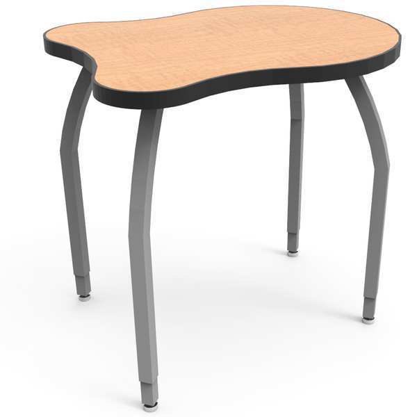 Elo Desks Classroom Desk, 22-1/2" D, 30" W, 26" to 31" H, Fusion Maple, Laminate ELO7600-ADJG4-94