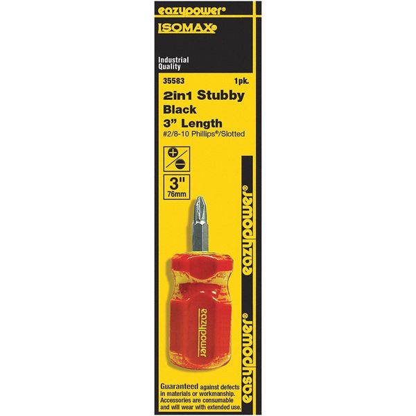 Eazypower Slotted Screwdriver, No. 2/8-10 35583