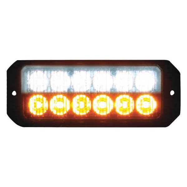 Buyers Products Clear/Amber Dual Row 5 Inch LED Strobe Light 8891702