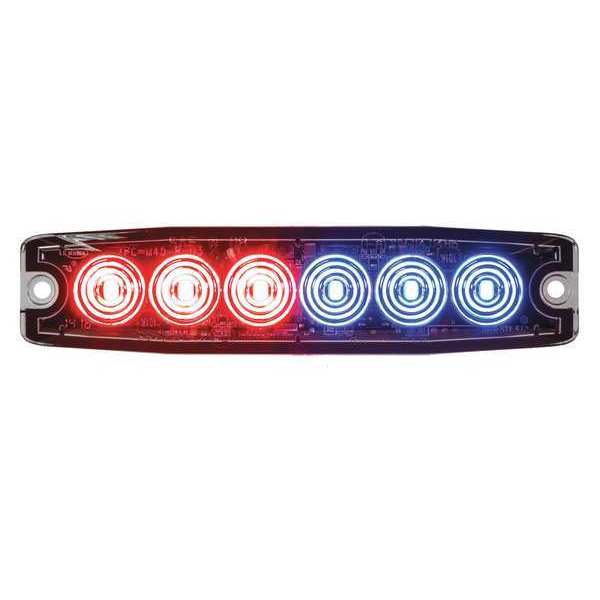 Buyers Products Ultra Thin 5 Inch Red/Blue LED Strobe Light 8892205