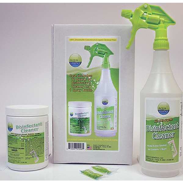 Aqua Chempacs Disinfectant Cleaner Kit 4-0985