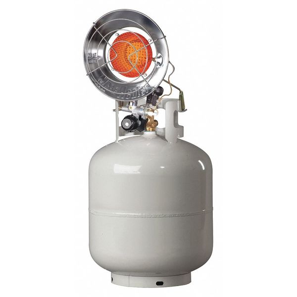 Mr. Heater Single Tank Top Heater, Liquid Propane, 10,000 to 15,000 BtuH, 8" Wx F242100