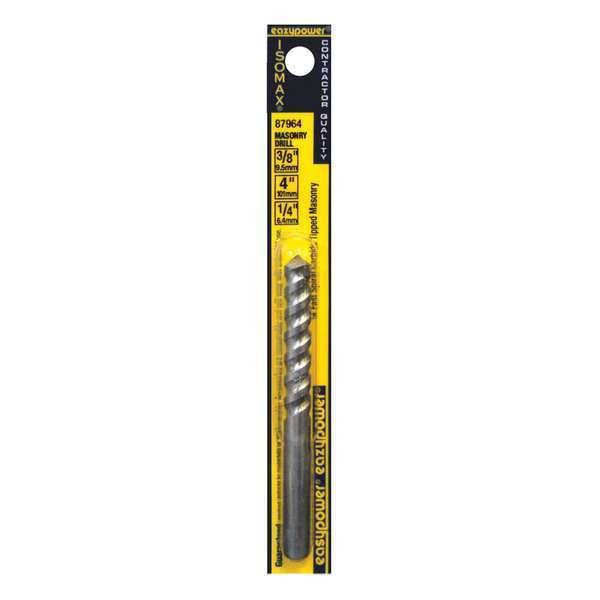 Eazypower Masonry Drill Bit, 3/8", 4" L 87964