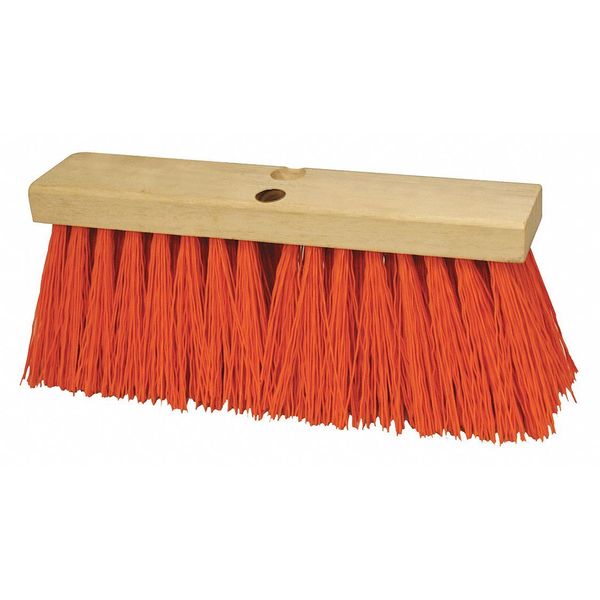Kraft Tool 18 in Sweep Face Sweeping Broom, Orange CC195-01
