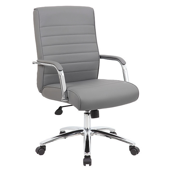 Boss Executive Chair, Fixed, Grey B696CRB-GY