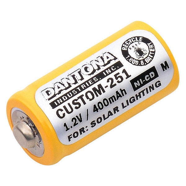 Dantona Battery 1.2 Volt Nickel Cadmium Dantona Emergency Lighting Battery CUSTOM-251