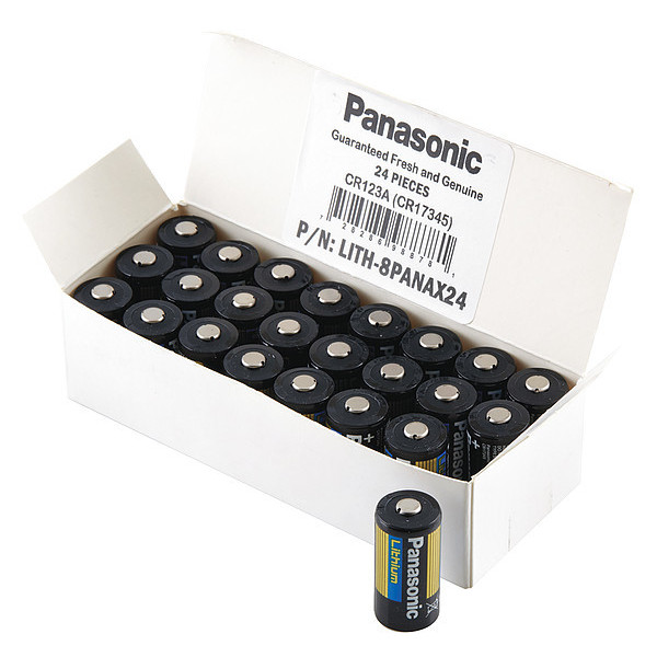 Panasonic Battery 3 Volt Lithium (CR) Panasonic Lithium Photo Battery LITH-8PANAX24