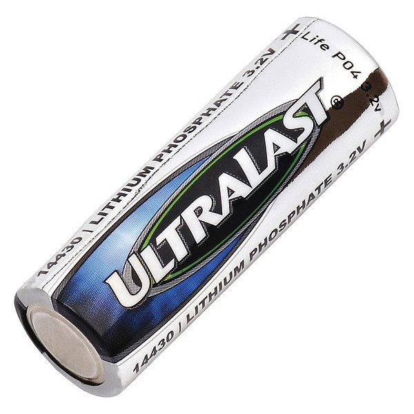 Dantona Battery 3.2 Volt Lithium, Lithium Iron Phosphate (LiFeP04) Dantona Solar Lighting Battery LIFEO4-14430