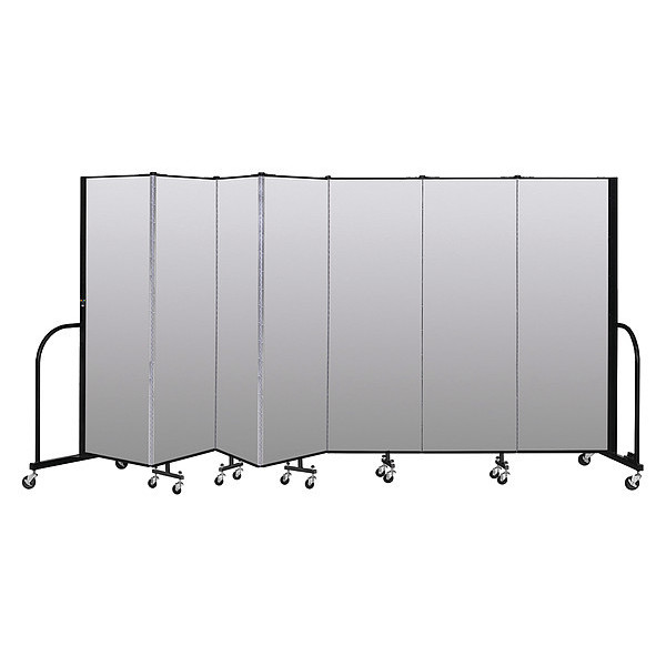 Screenflex Portable Room Divider, 7 Panel, 6 ft. H CFSL607-DT