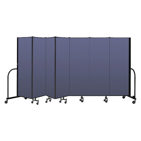 Screenflex Portable Room Divider, 7 Panel, 6 ft. H CFSL607-DS