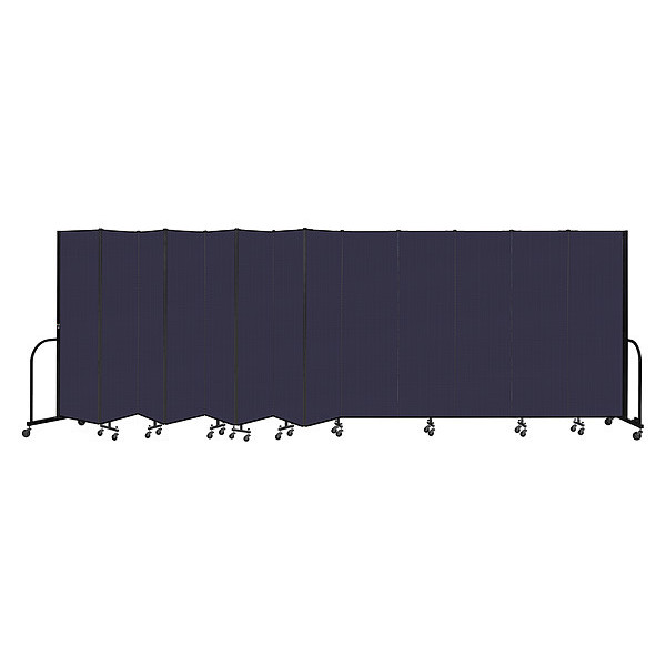 Screenflex Portable Room Divider, 13 Panel, 6 ft. 8"H CFSL6813-DV