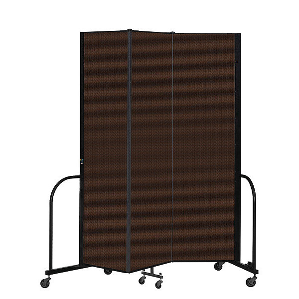 Screenflex Portable Room Divider, 3 Panel, 7 ft. 4"H CFSL743-DD