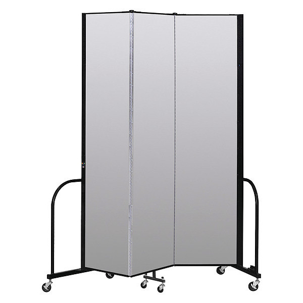 Screenflex Portable Room Divider, 3 Panel, 8 ft. H CFSL803-DT